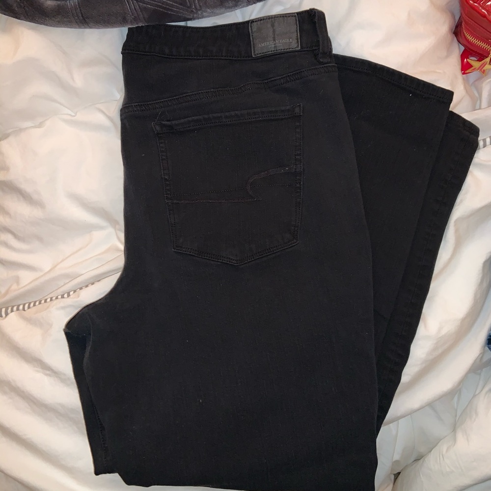 AE BLACK HI RISE JEGGING